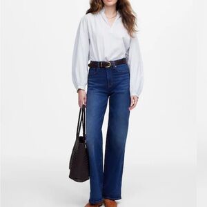 Madewell The Petite Perfect Vintage Wide-Leg Jean NWT